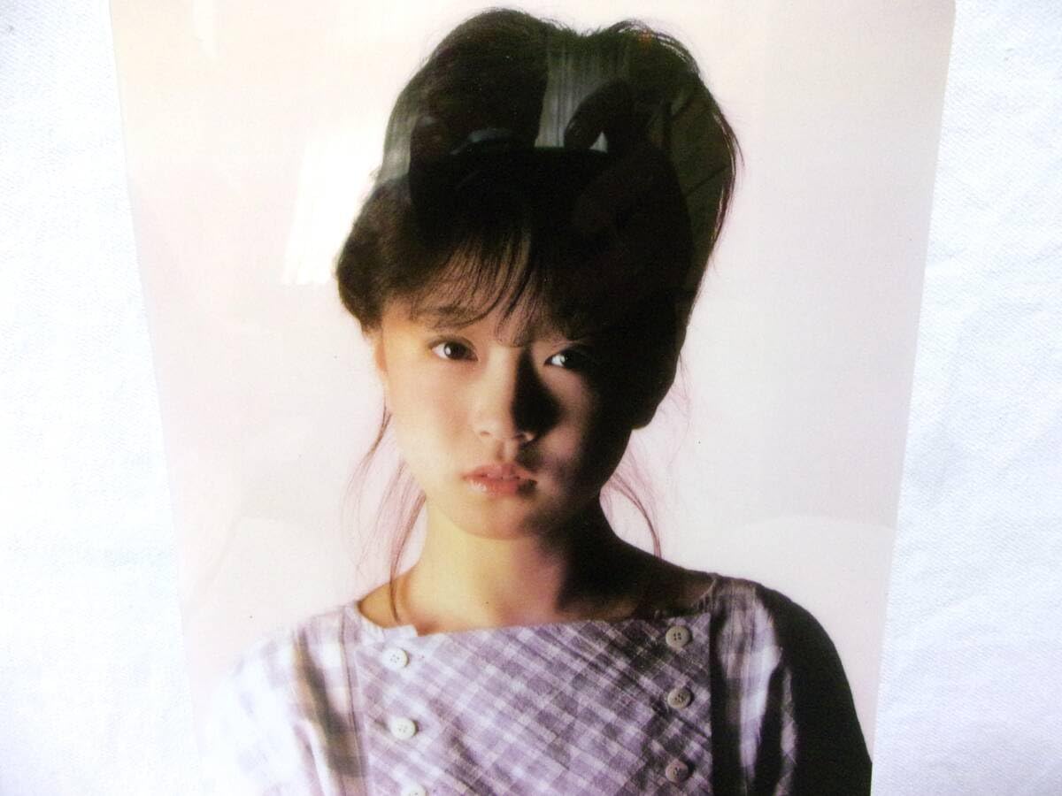 Amazon.co.jp: レトロ可愛い！中森明菜デビュー当時品／下敷き／研音