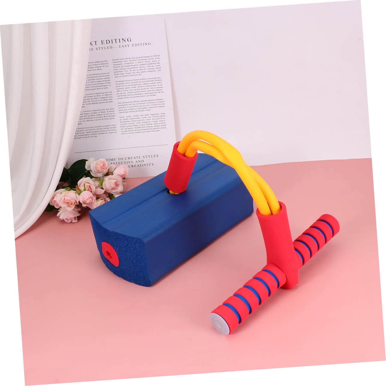 Kisangel Flash Jump Sports Toys for Boys Kids Fitness Toy Jumper for Kids Foam Jumper Safety Smooth Surface