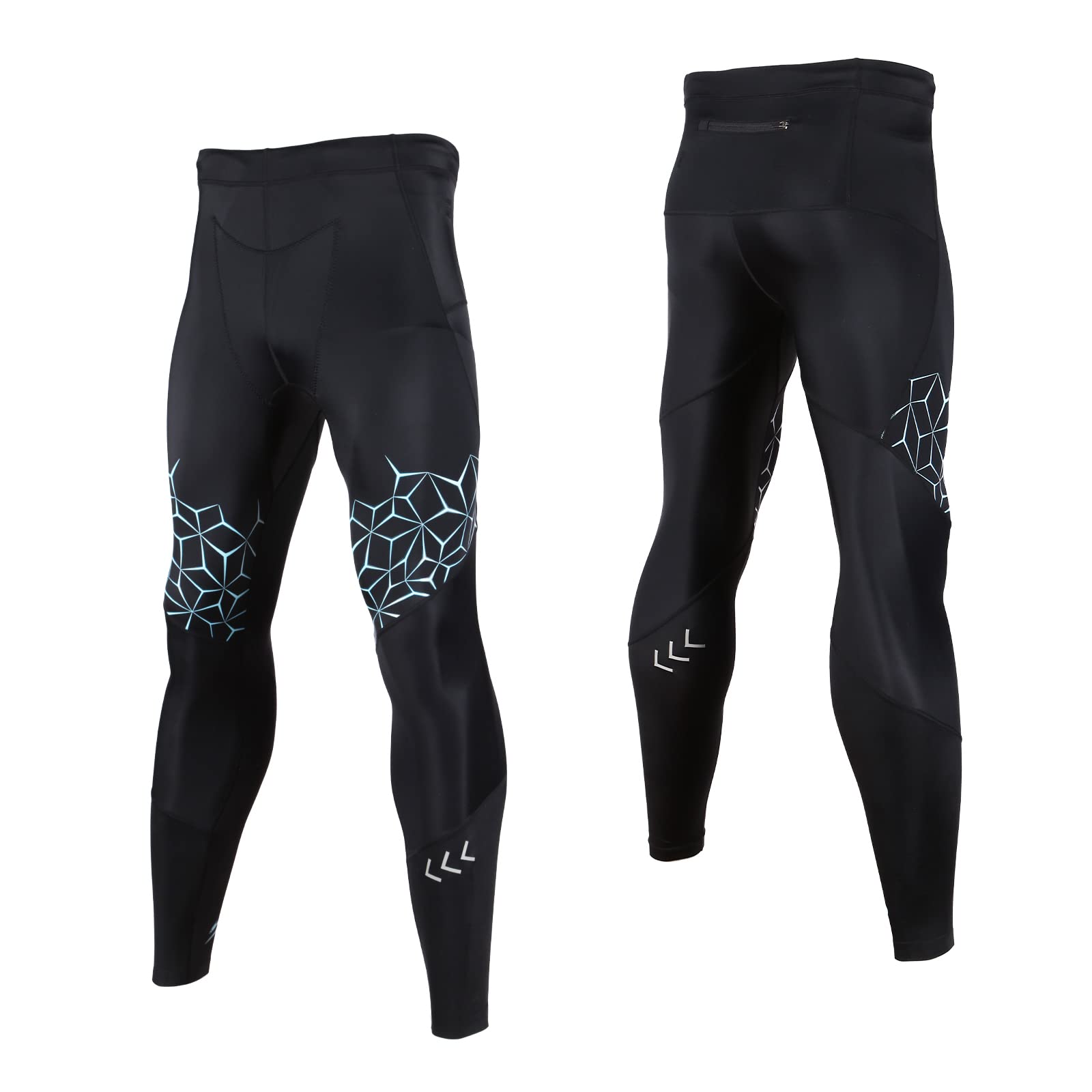 SUMARPO Men's Compression Pants Long, Quick Dry for Running Workout Tights Athletic Sports Baselayer