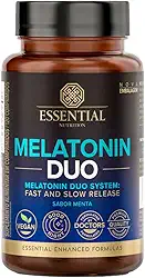 Melatonina Duo 120Caps sabor Menta - Essential Nutrition