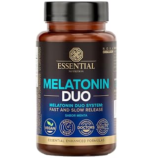 Essential Nutrition Melatonina Duo Menta — 120 cápsulas