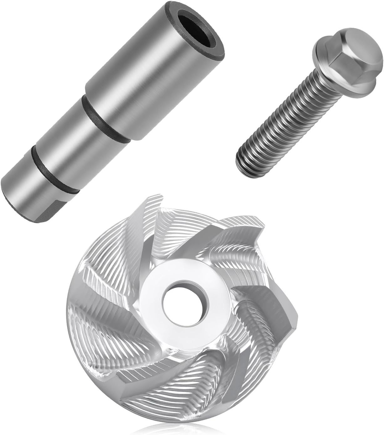 JAVIK Water Pump Impeller With Shaft Gear For Kawasaki KX450 KX450F/X/SR 2019-2024 O.E.M# 13107-0872 59256-0003