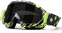 Vista 13 de Dirt Bike Goggles Motorcycle Gear ATV Riding Motocross Dirtbike 4-Wheeler Accessories Ski Fit Over The Glasses