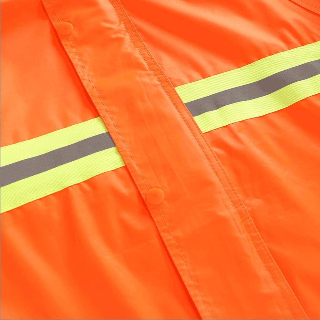 Chaleco de Alta Visibilidad Chaleco Reflectante Desgaste de trabajo reflectante, ropa reflectante impermeable, con adornos reflectantes, chaleco de seguridad de manga larga Chaleco de Trabajo Chaleco