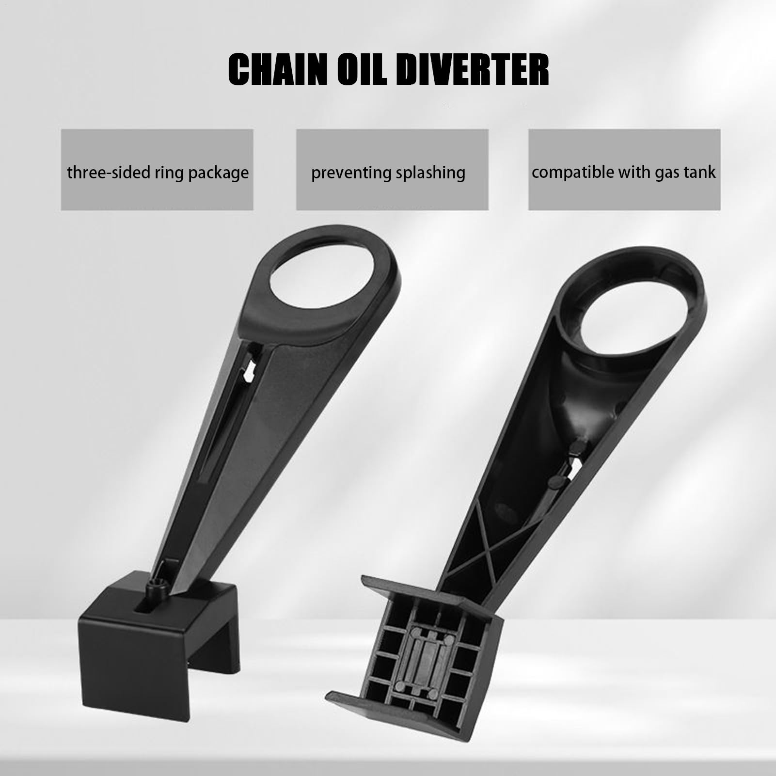 Kit di pulizia della catena della moto, confezione da 4 oliatori antispruzzo 32 x 18 x 11 cm, deviatore lubrificante ergonomico, manutenzione della catena riutilizzabile, accessorio per motosega, per