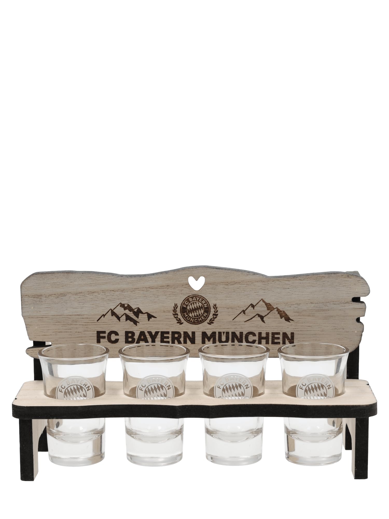 Banque de liqueurs FC Bayern pour éviter les verres renversés pendant les matchs de football