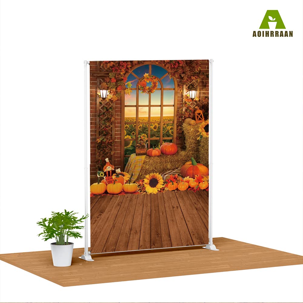 Thanksgiving Fotohintergrund – 182,9x109,2 Cm, Polyester, „Let‘s Give Thanks“ Herbst-Design