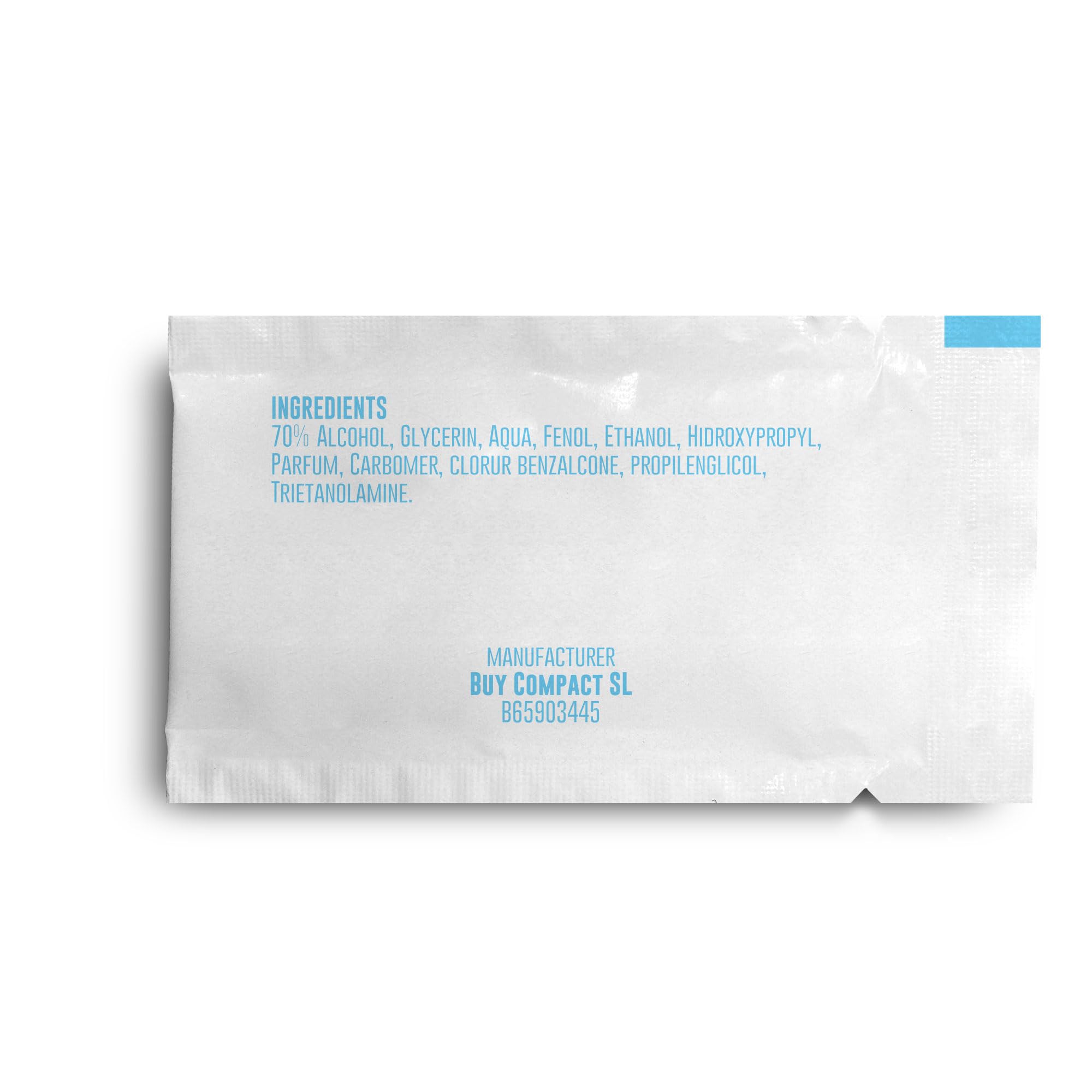 1000 unità - Sachet Gel igienizzante per le mani Sachet cialde - Monodose 3ml Amenities hotel