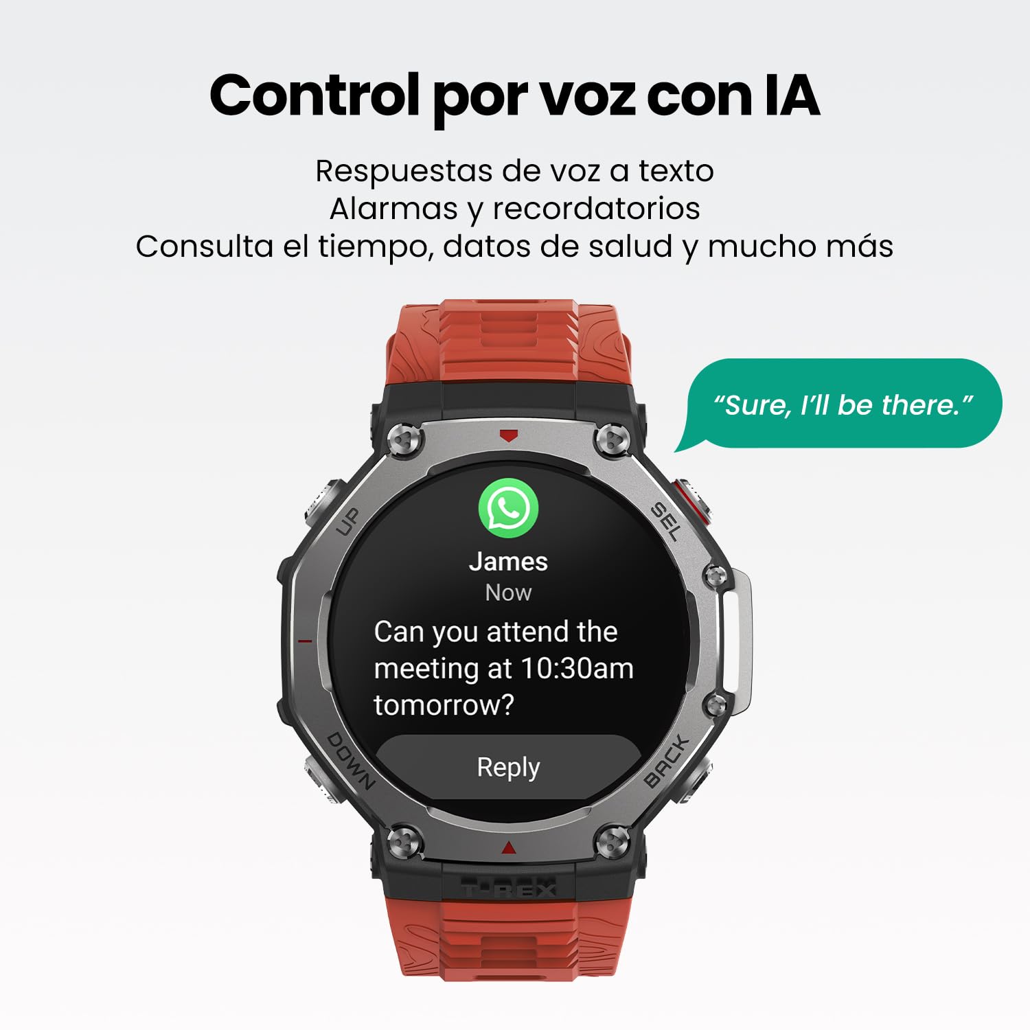Amazfit T-Rex 3 Outdoor Smartwatch 48mm Pantalla AMOLED, Mapas & Navegación Offline, 6 Sistemas de Satélite GPS Doble Banda, 27 Días de Duración de Batería, Pago NFC, 170 Modo Deportes de Aventura