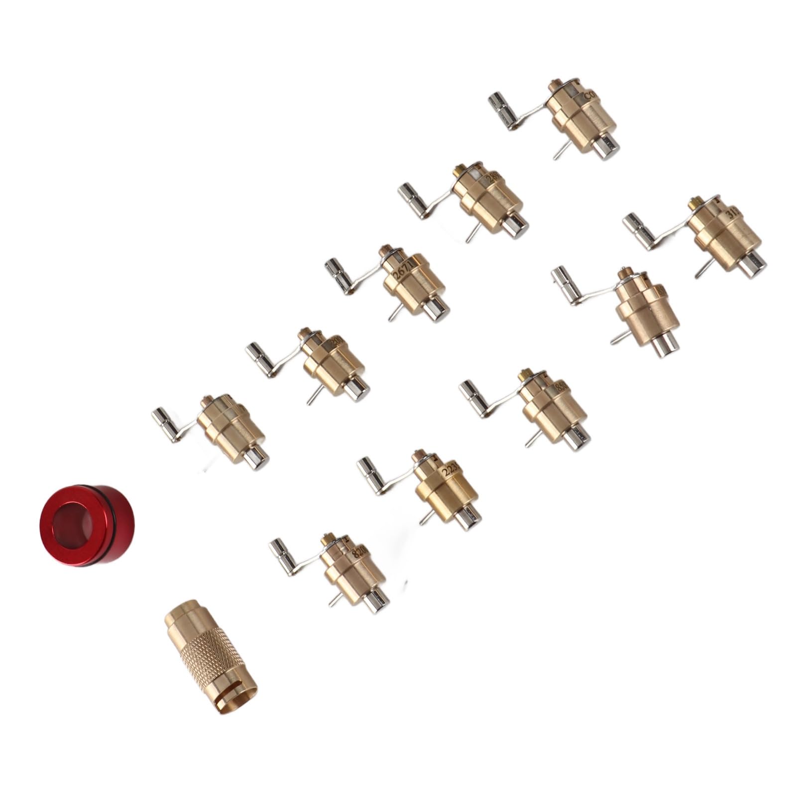 Brrnoo Alloy Steel & Brass Watch Mainspring Winder Set, Watch Winding Tools & Repair Kit for Wristwatch DIY Watchmaker Accessories