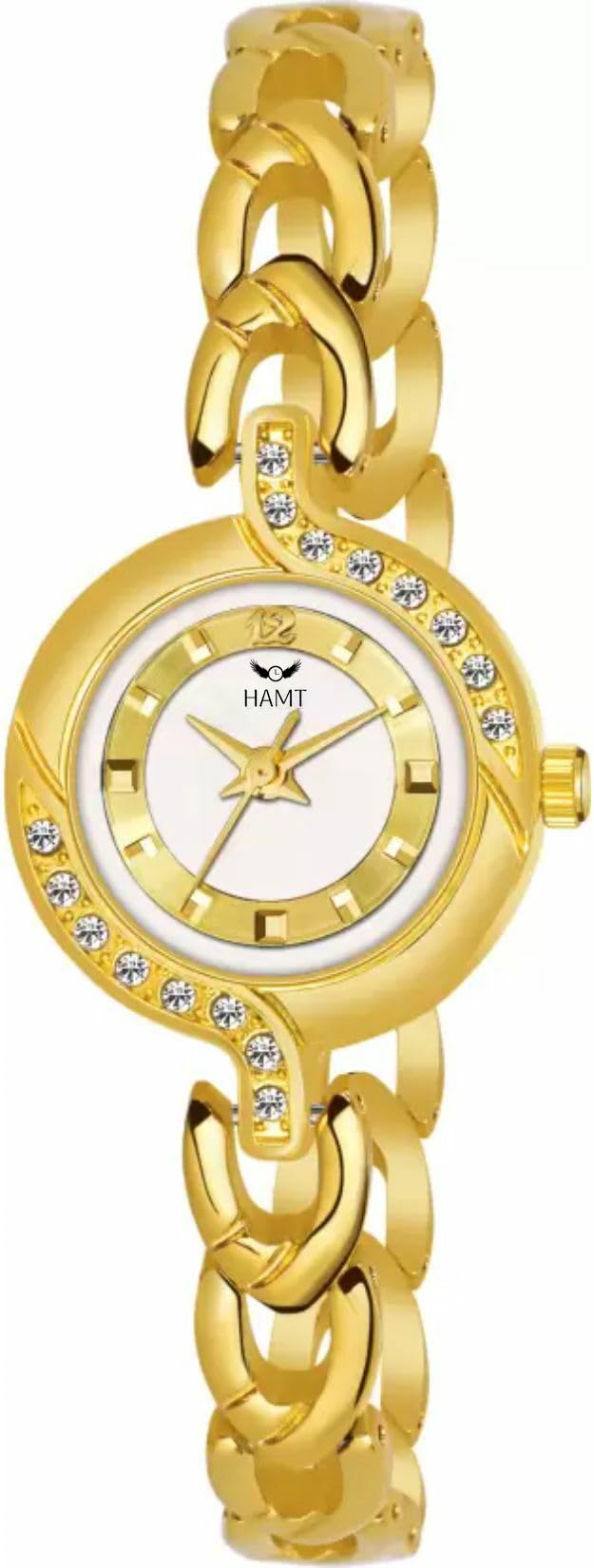 hamt White Dial Analog Watch for Women - HT-LR0010-WHT-CH (B09QGVT13B) Amazon Price History, Amazon Price Tracker