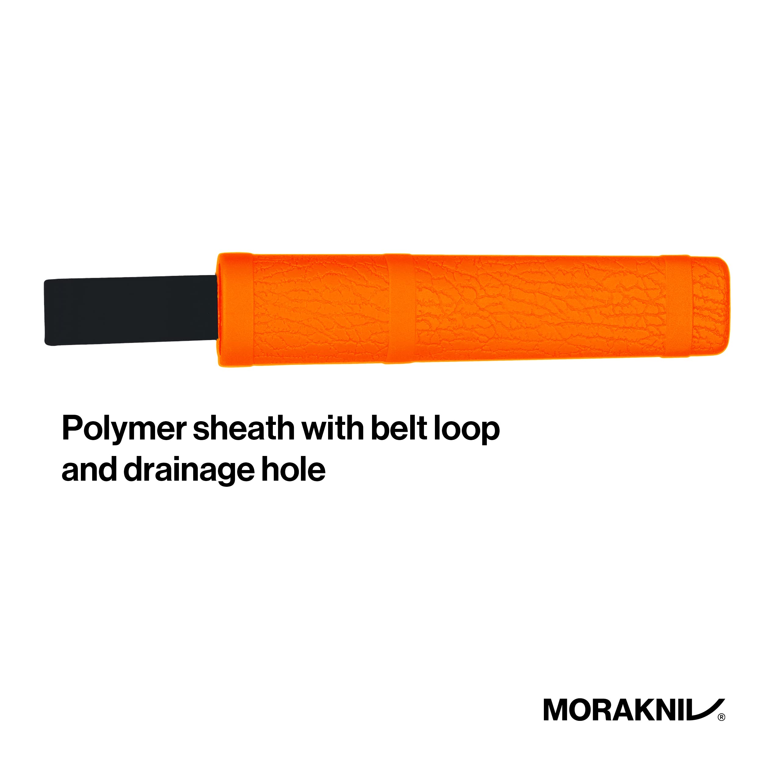 Mora FT01304 Cuchillo a Lama Fissa,Unisex - Adultos, Orange, un tamaño