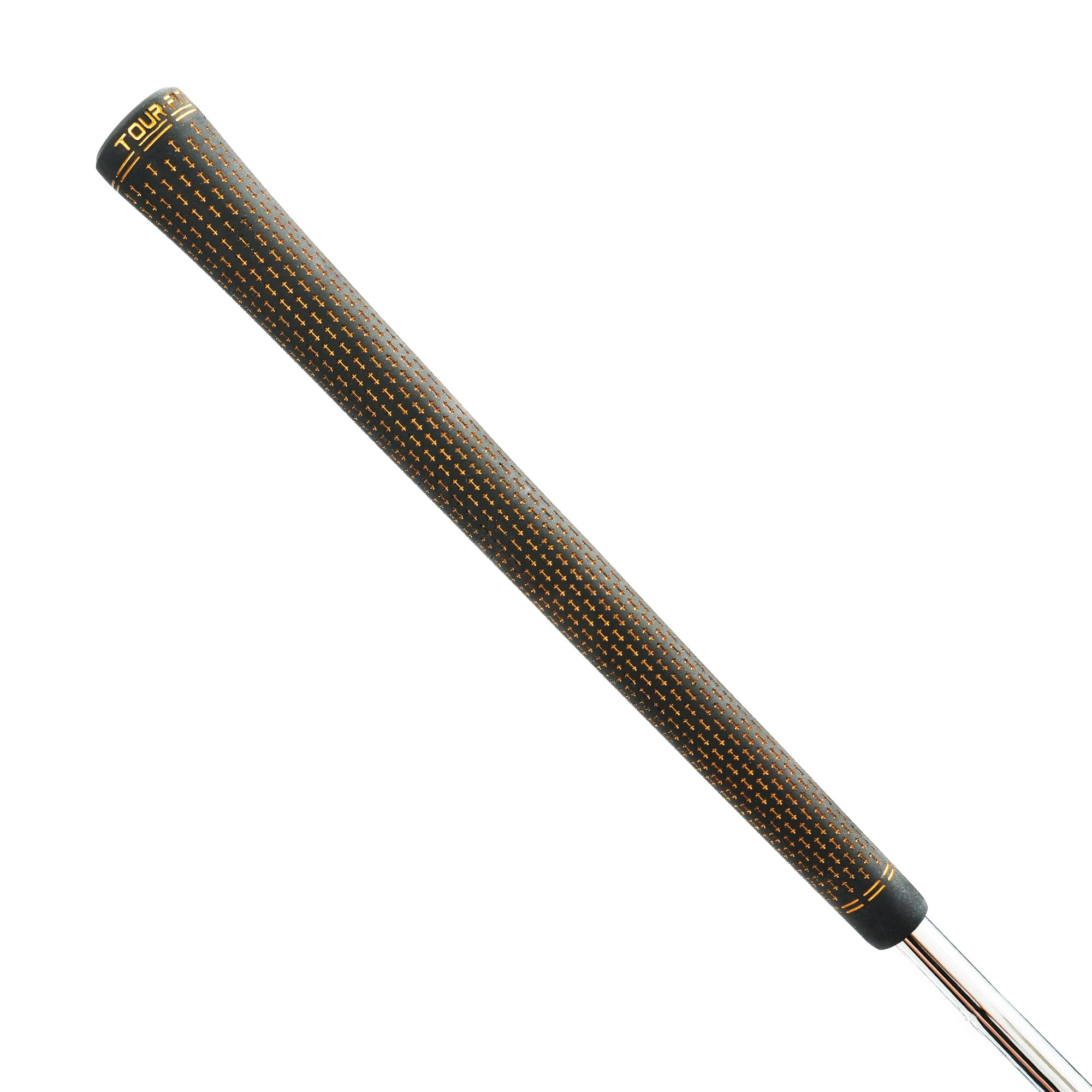 Golf Grip Elite 360 Rotate Golf Grips with Pro Golf Tape – Premium Rubber Golf Club Grips for Adjustable Clubs – Standard, Midsize or Oversize – Pack of 1, 3, 6, 9 or 13 (1, Black/Gold, Midsize)