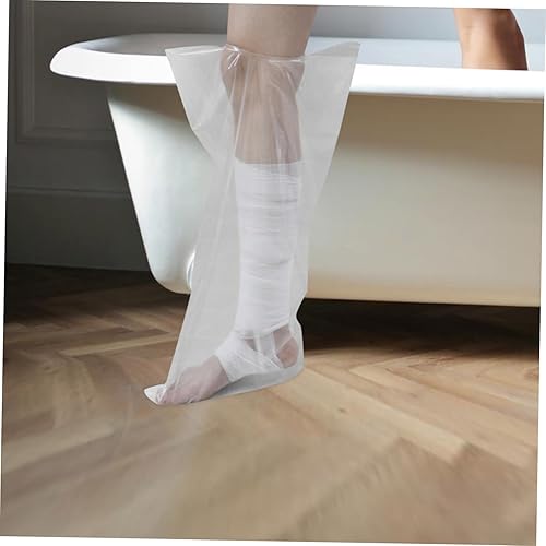 Miniatura 5 de Funda de ducha para pierna, funda impermeable para pies, protector de ducha para pies, suave y cómodo, reutilizable