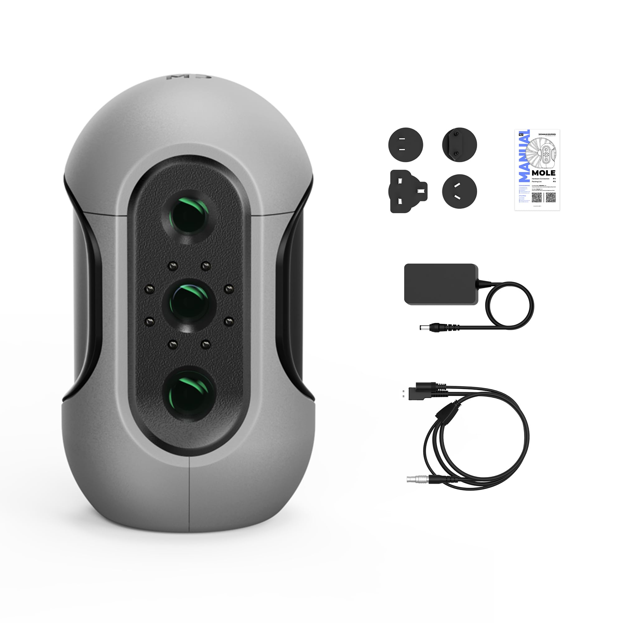 3Dmakerpro Mole スキャナーセット Amazon.co.jp: 3DMakerpro mole ハンドヘルド 3D スキャナー、3D