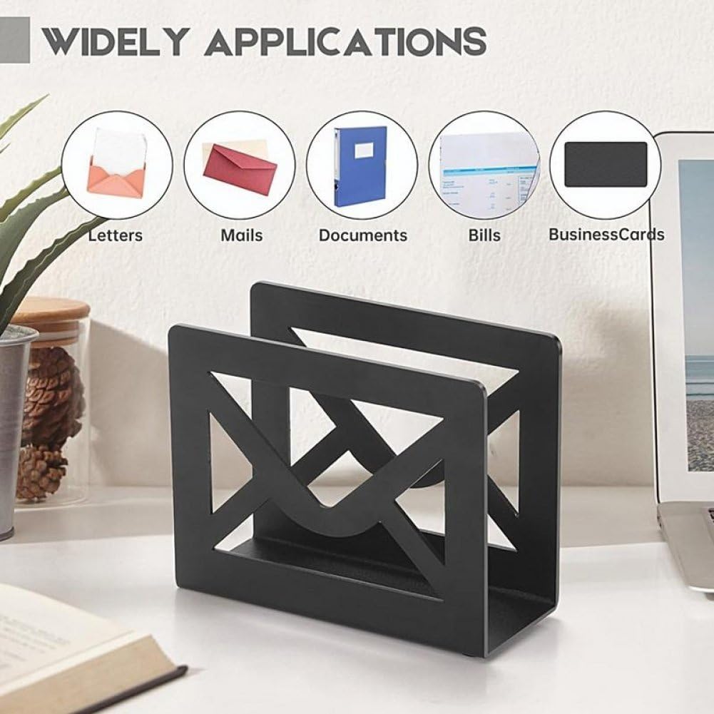 Porte-Lettres Bureau Organisateur Documents - Support Moderne En Fer