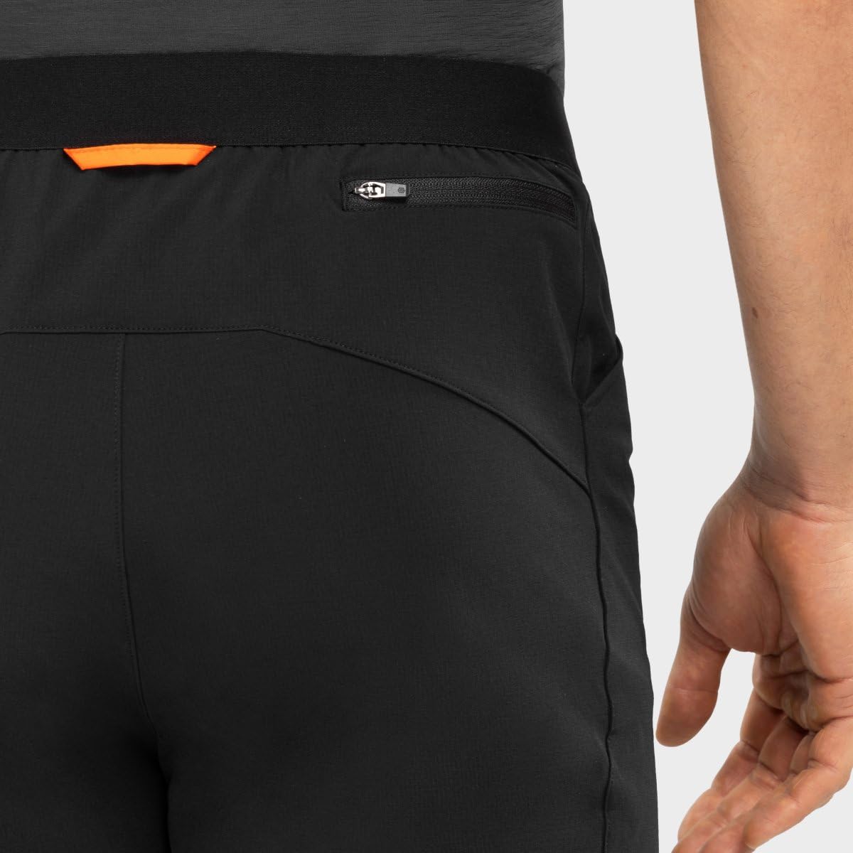 SIROKO Pantalón Corto Gravel Ciclismo Block Negro