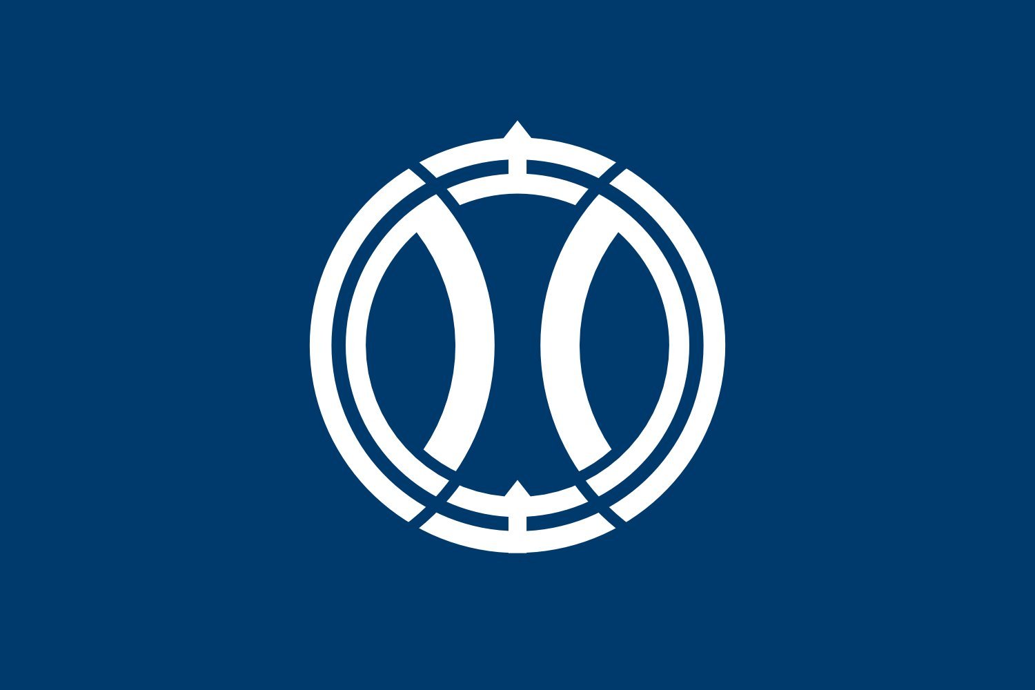 Drapeau de Yotsukaido Chiba grand format avec finitions haut de gamme