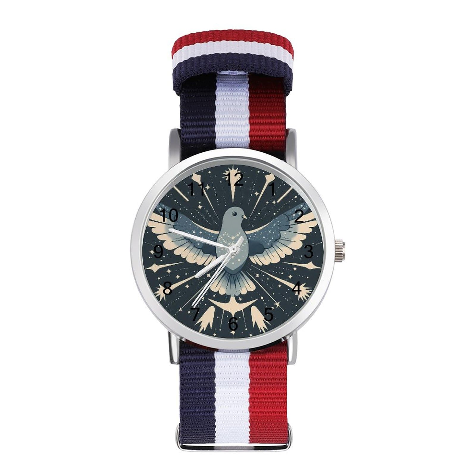 Pigeon Funny Wrist Watches for Men Women Fashion Graphic Watch for Work Workout