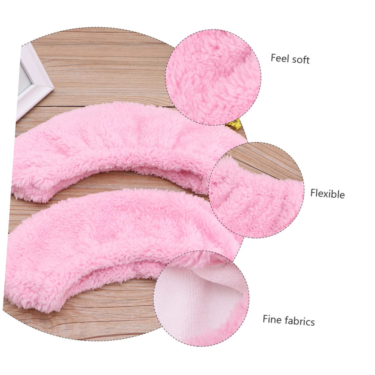 YARNOW 6paires Couvre-Lames De Patin à Glace Élastiques pour Garçon Fille Peluche Absorbante Eau pour Lames De Patins à Glace