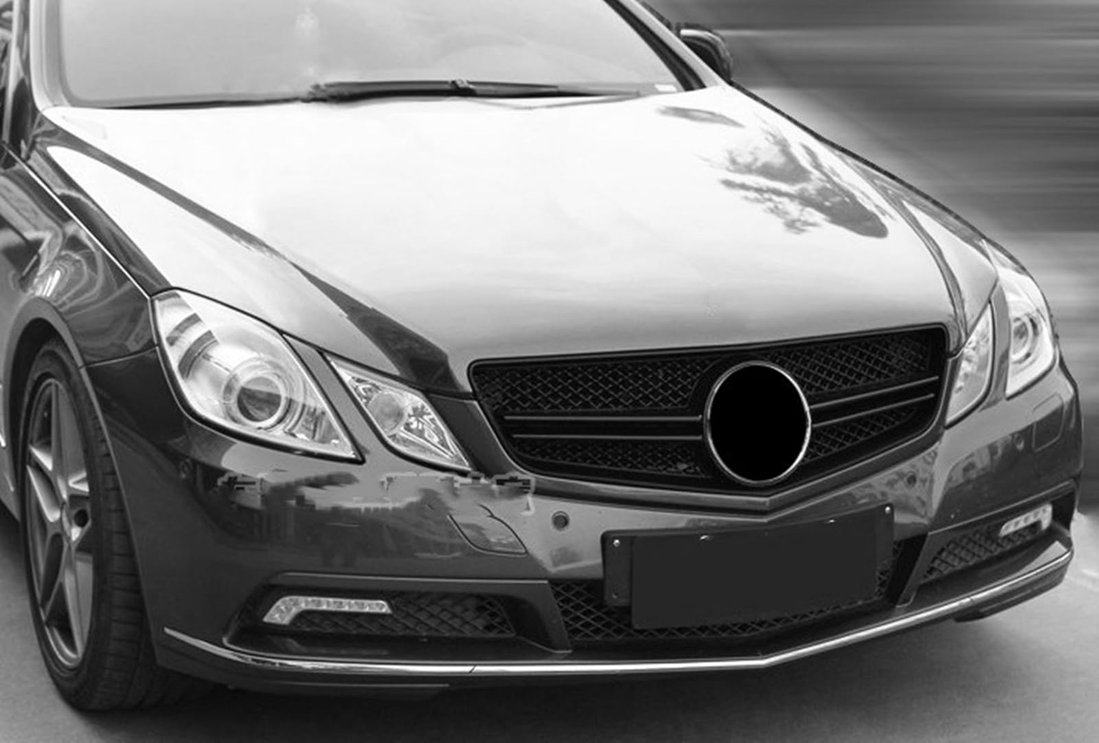 Przednia kratka grillowa do Mercedes Benz klasy E W207 C207 Coupe 2009-2013 czarny srebrny