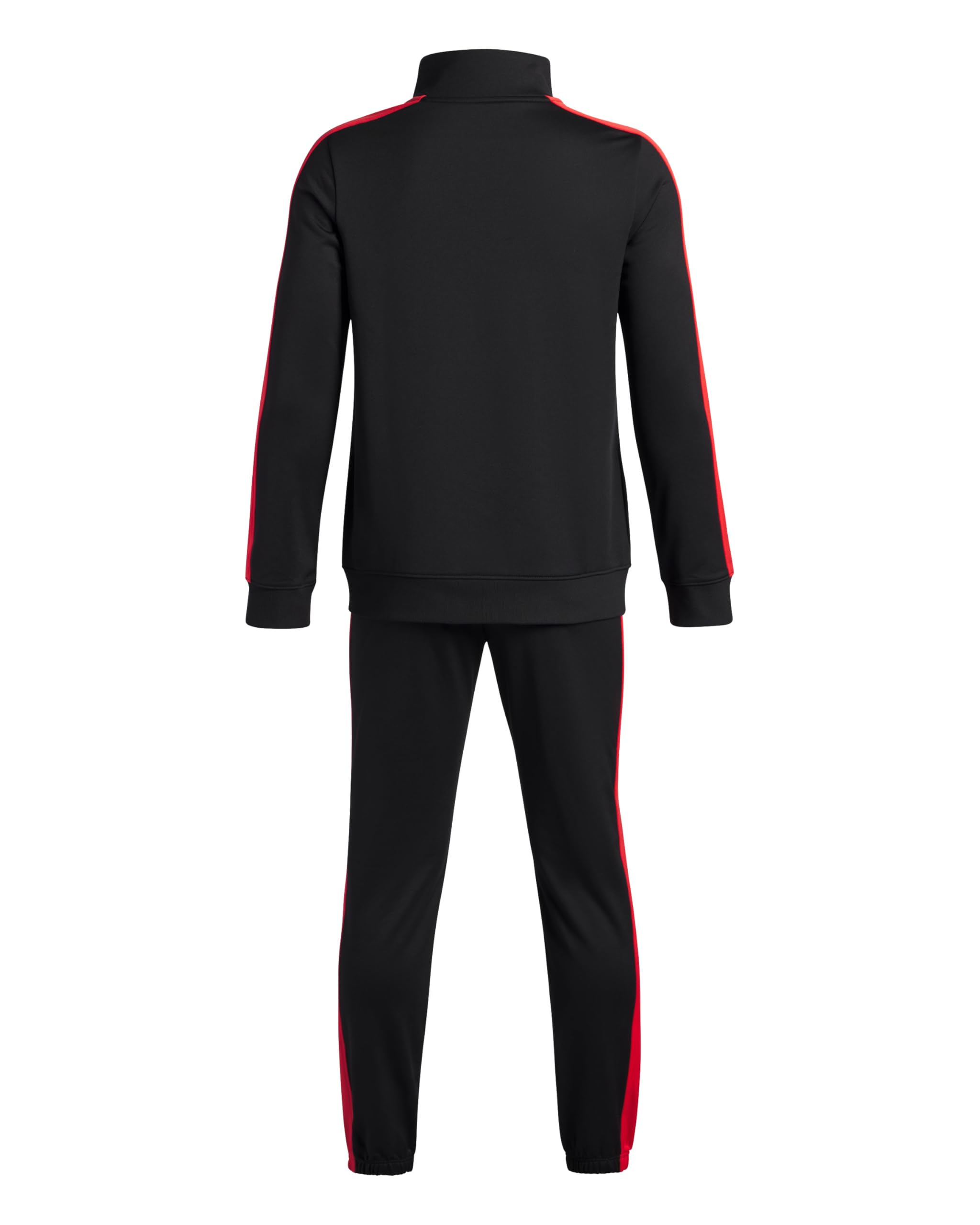 Under Armour UA Rival Knit dres dresowy - czarny/czerwony Racer Red - YXL