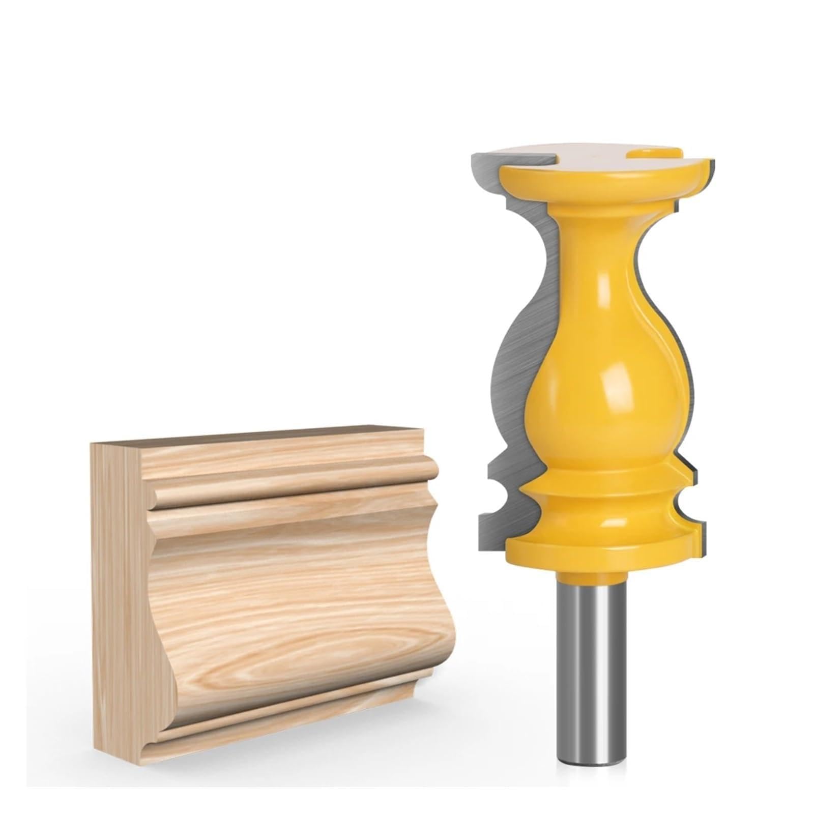 Mèche de toupie en S MC03112 carbure haute précision pour main courante en bois