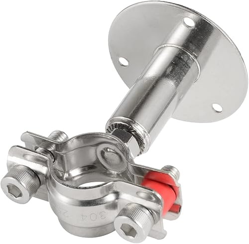 Miniatura 4 de 2 correas de sujeción ajustables para tuberías de montaje en pared para tubo de 12 pulgada (diámetro de abrazadera 0.6-0.86 pulgadas)