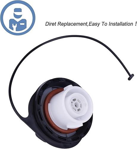 Miniatura 3 de Tapa de llenado del depósito de combustible, tapa de gasolina compatible con Chevy GMC Cadillac Saturn - Avalanche Silverado Suburban Tahoe