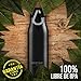 Boston Tech SP1 - Botella de Agua de Acero Inoxidable Sin BPA...