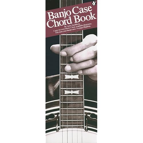 Banjo Case Chord Book | Compact Banjo Chord Reference Guide | Tuning, Chord Shapes, Fingerings, and Chord Charts | Essential Resource Songbook for Banjo Players and Music Teachers | 48 Pages