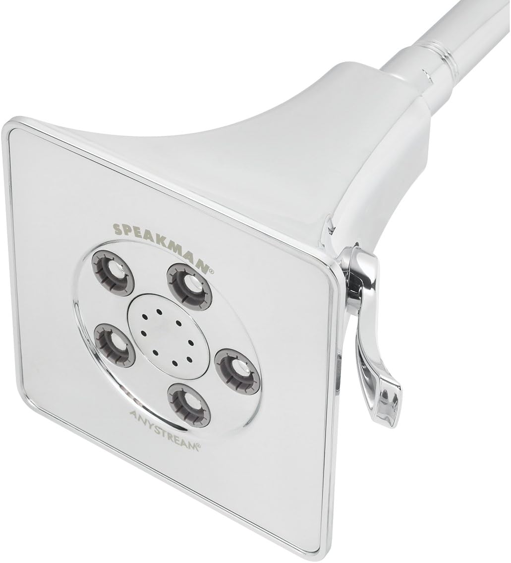 Speakman S-3018-E175 Rainier Shower Head, 1.75 GPM, Polished Chrome