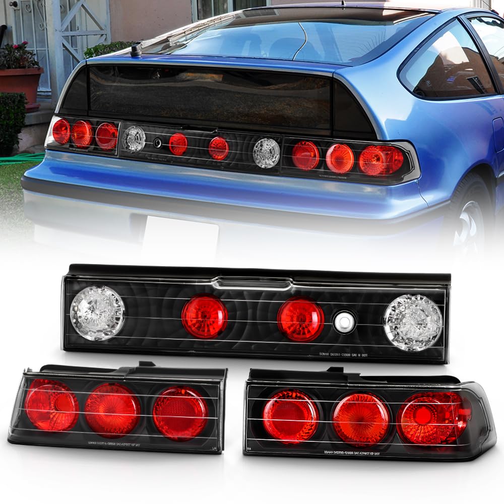 EF8　CR-Xテールランプ Amazon | テールランプ ユーロ クローム CR-X EF系 1989~1992