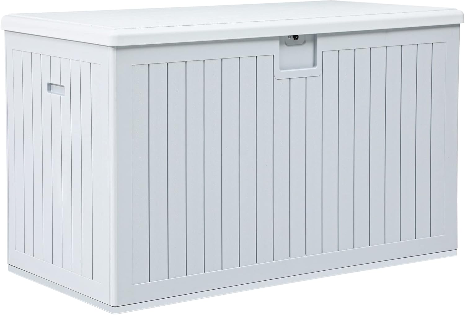YITAHOME 230 Gallon XXL Deck Box - Waterproof Lockable Outdoor Storage for Patio Cushions, Tools, White