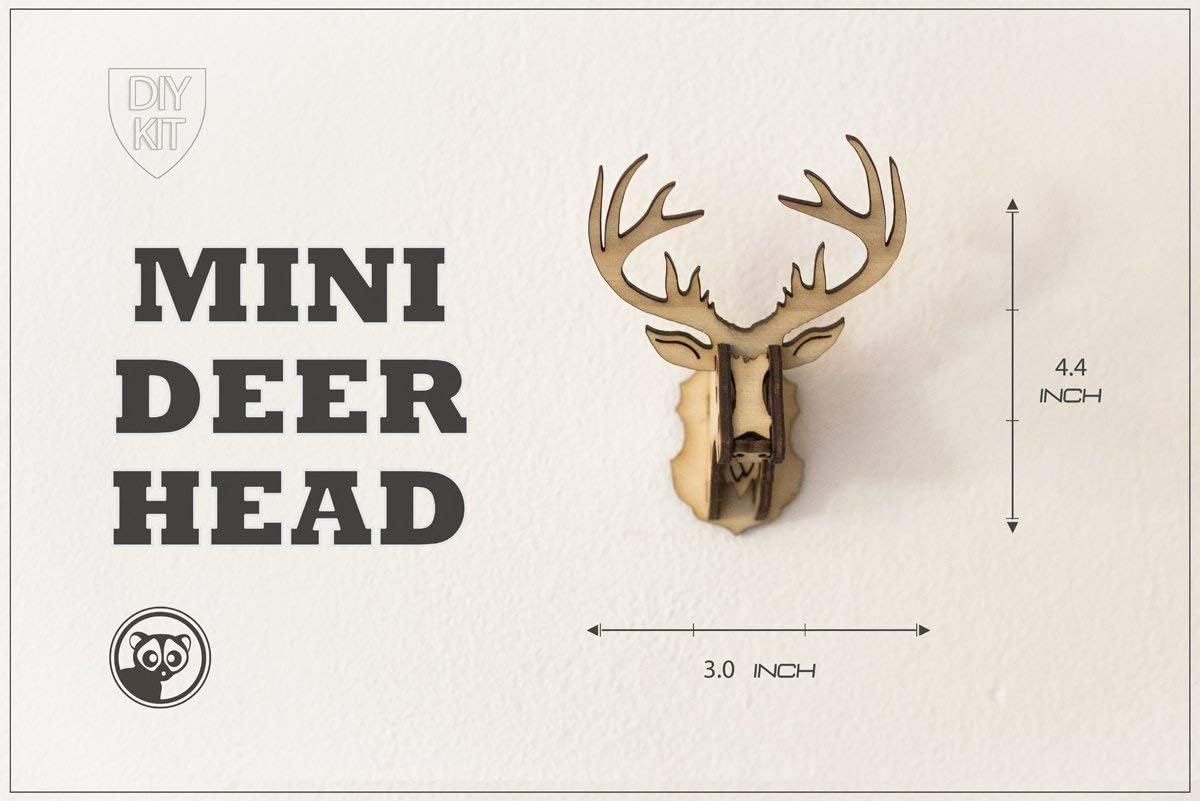 Miniature Deer Head DIY Kit
