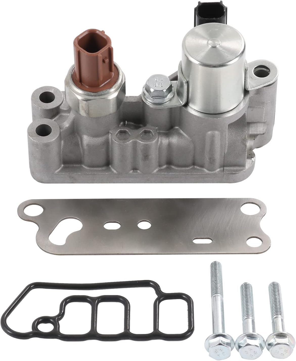 Engine Variable Valve Timing (VVT) Solenoid Compatible with Acura RDX Honda Accord Crosstour Odyssey Pilot Replaces# 918-056 15810R70A03 15810R70A04