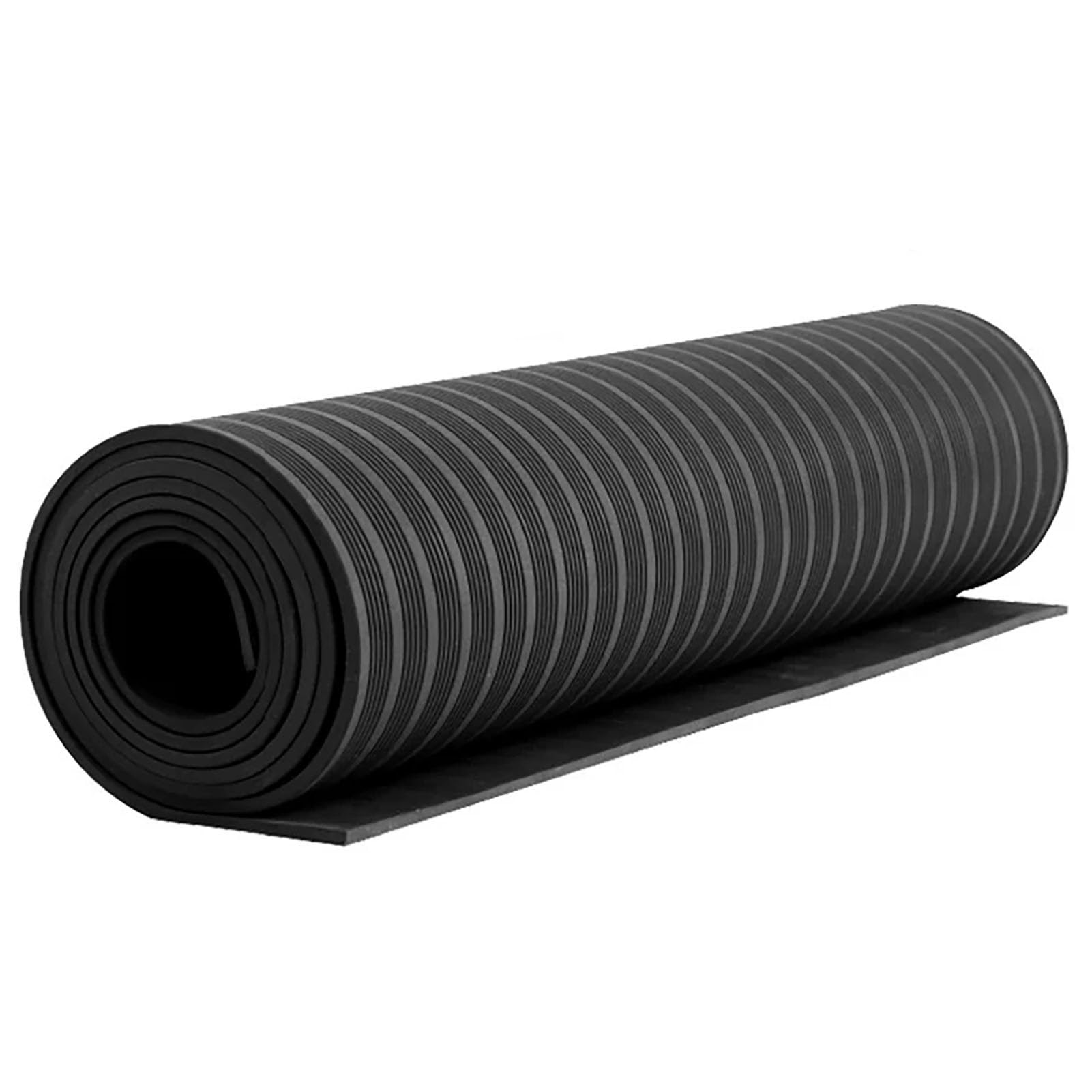 3mm 6kv Isoliermatte, rutschfeste Gummimatte Schaltanlage, Elektroraum | Antirutsch-Streifen, Zuschneidbar, Öl- & Wasserabweisend für Labore, Kraftwerke, Industriehallen(Black)