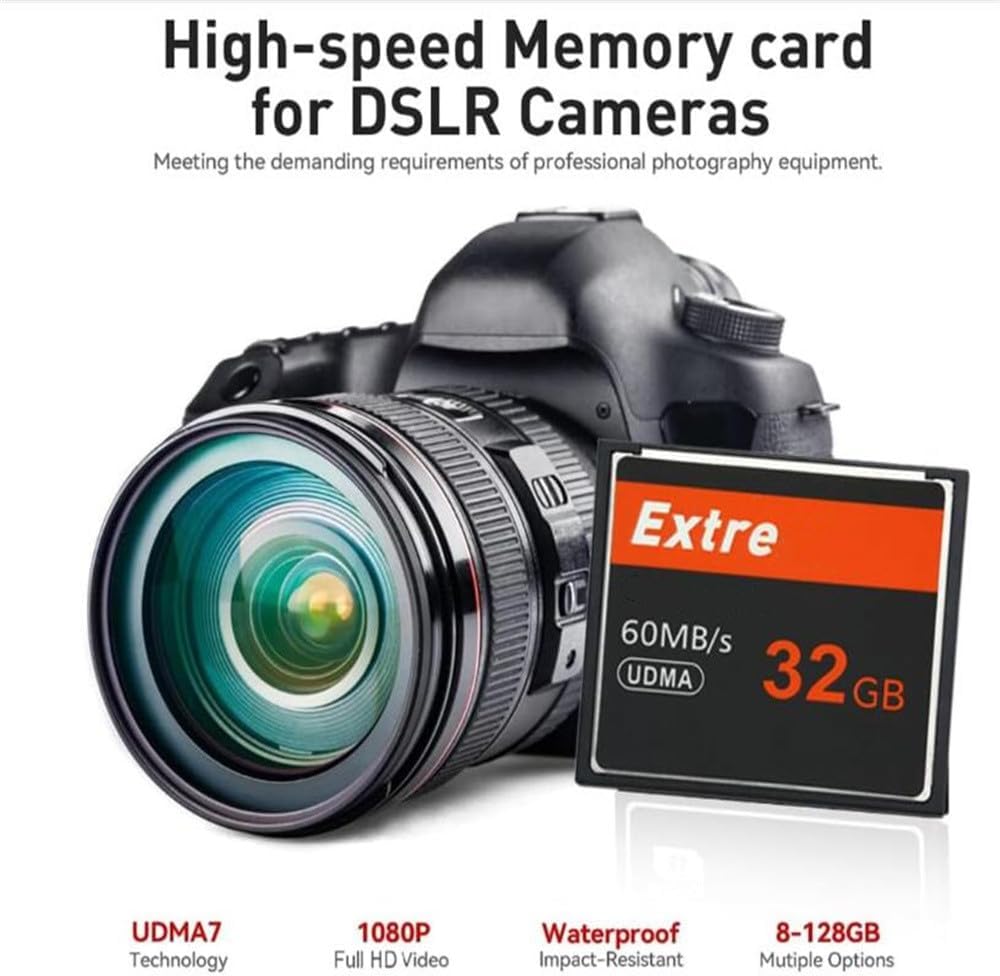 CF8GB CF Memory Card UDMA Speed Up to 60MB/s SLR Camera CF Cards for Professional Photographer,Videographer,Enthusiast - Image 6