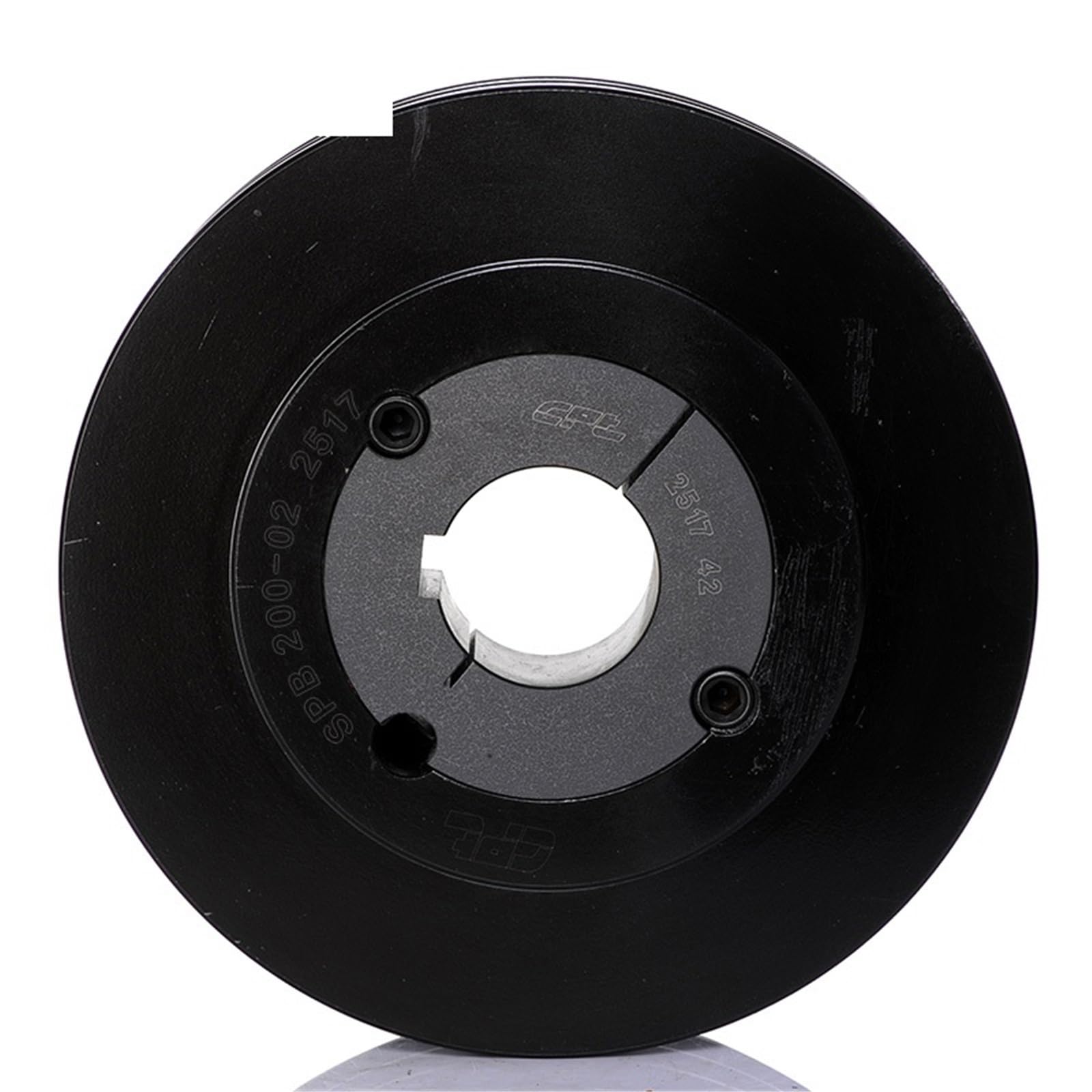 Polea de correa en V CPT SPB de doble ranura, diámetro exterior de 207 mm, diámetro de paso de 200 mm, buje 2517, SPB200-02-2517(50mm)