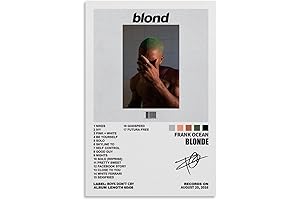 doopz Frank Poster Ocean Blonde Album Cover Posters for Room Aest