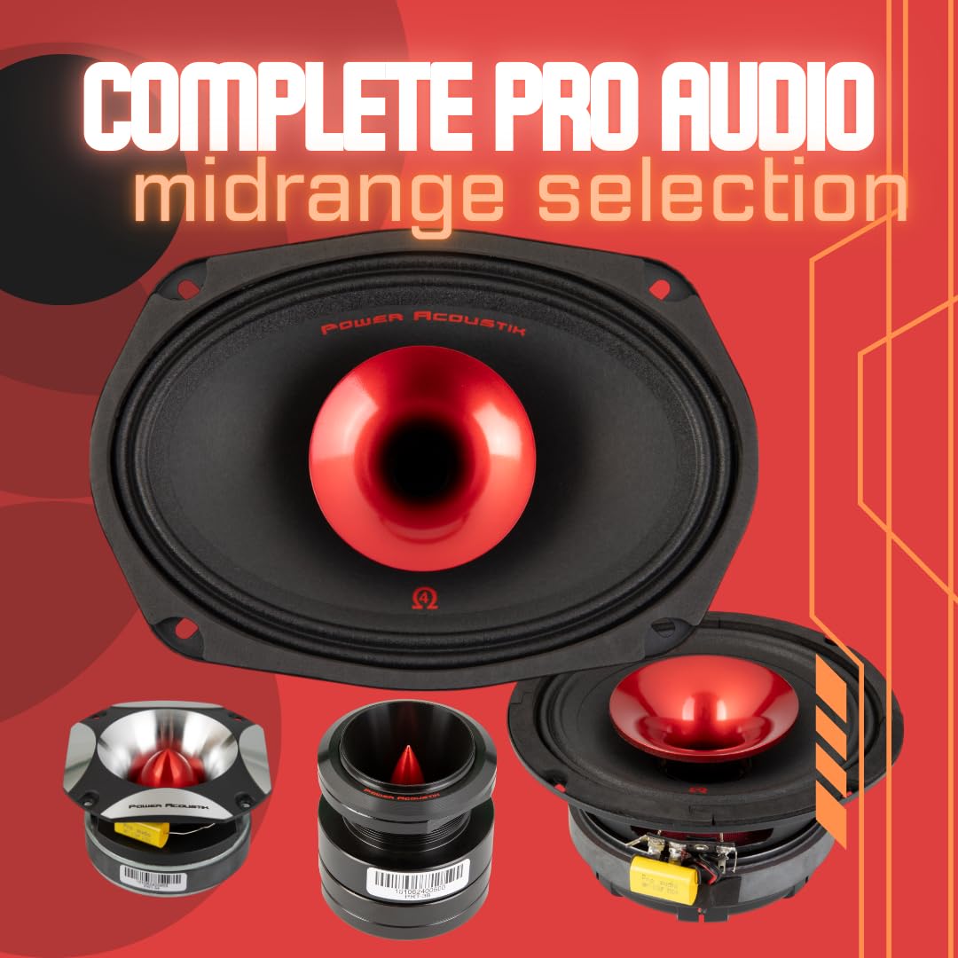 Amazon.com: Power Acoustik PR-694C – 6x9 Inch 2-Way Midrange Pro