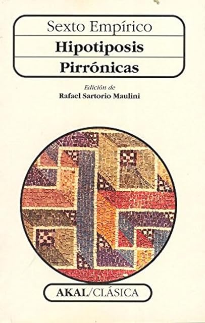 Portada de Hipotiposis Pirrónicas