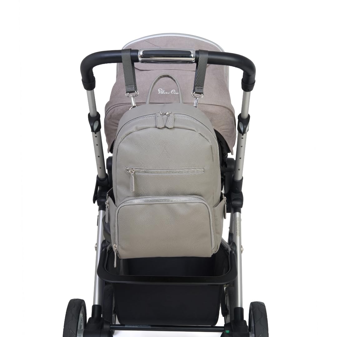GIGIL Bloom - Zaino fasciatoio moderno, unisex, con 9 scomparti e tasche isolanti, borsa per neonati con fasciatoio portatile, zaino essenziale per neonati