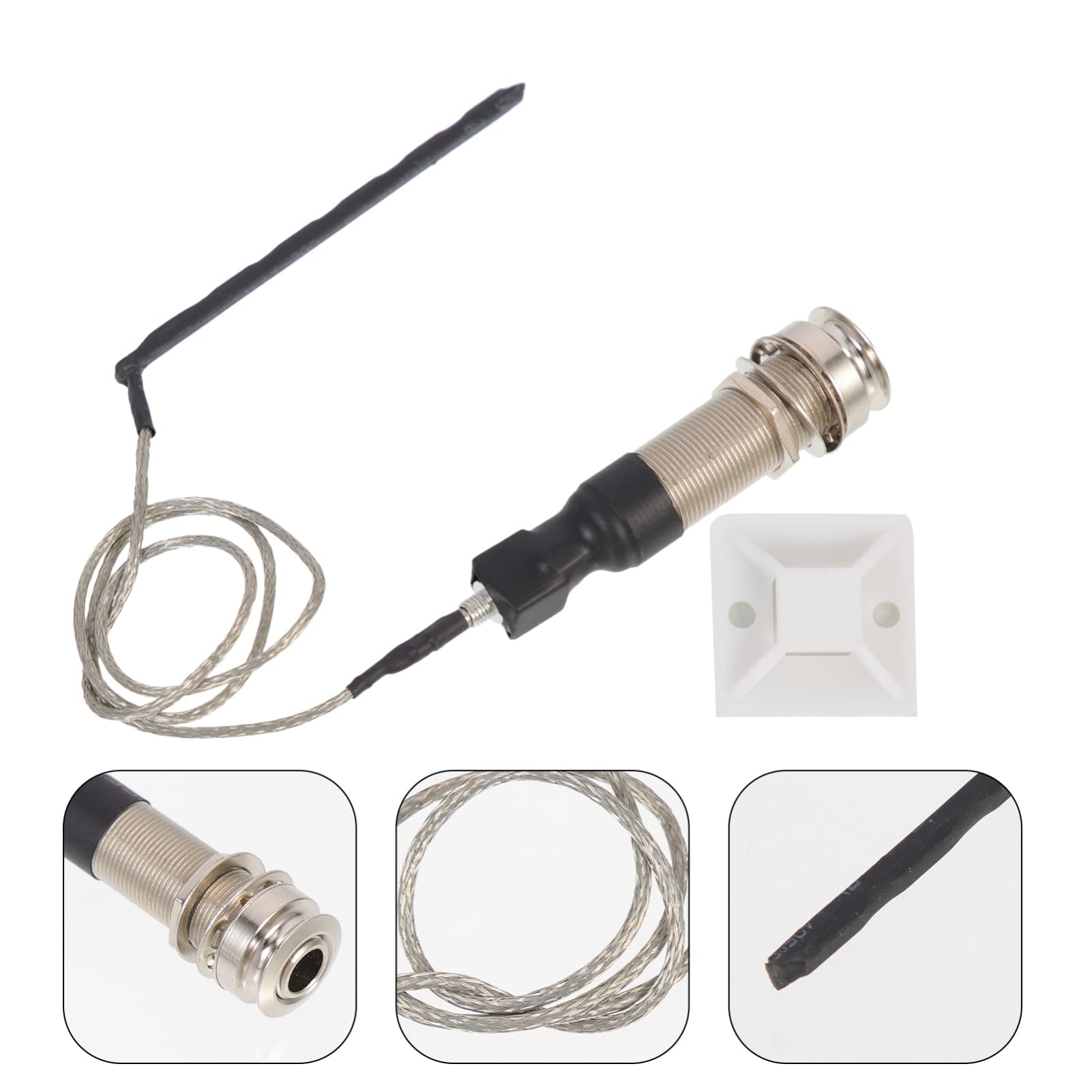 ibasenice 4stücke Multi-funktional Piezoelektrischer Gitarren-tonabnehmer Modifizierter Pickup Für Akustikgitarren Passive Installation Ohne Batterie Verbessert Und Sorgt Für Langlebige
