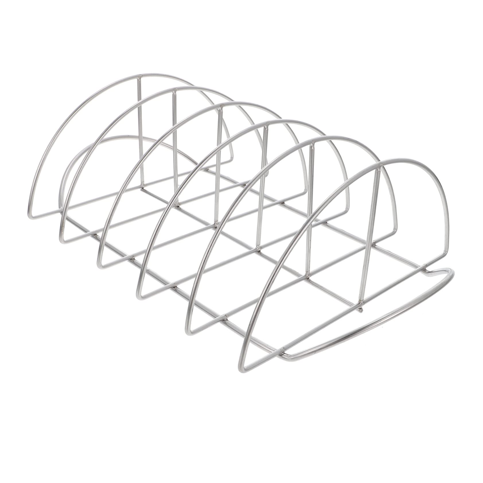 Toddmomy Supporto per Costolette in Acciaio Inossidabile, Griglia per Barbecue Resistente all’Usura, Flusso D’Aria Uniforme, per Picnic e Casa
