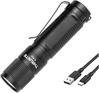 ThruNite Ti Pro Rechargeable Mini Flashlight, AA Battery Compatible, Max 1012 Lumens, Compact and Powerful for Outdoor and EDC