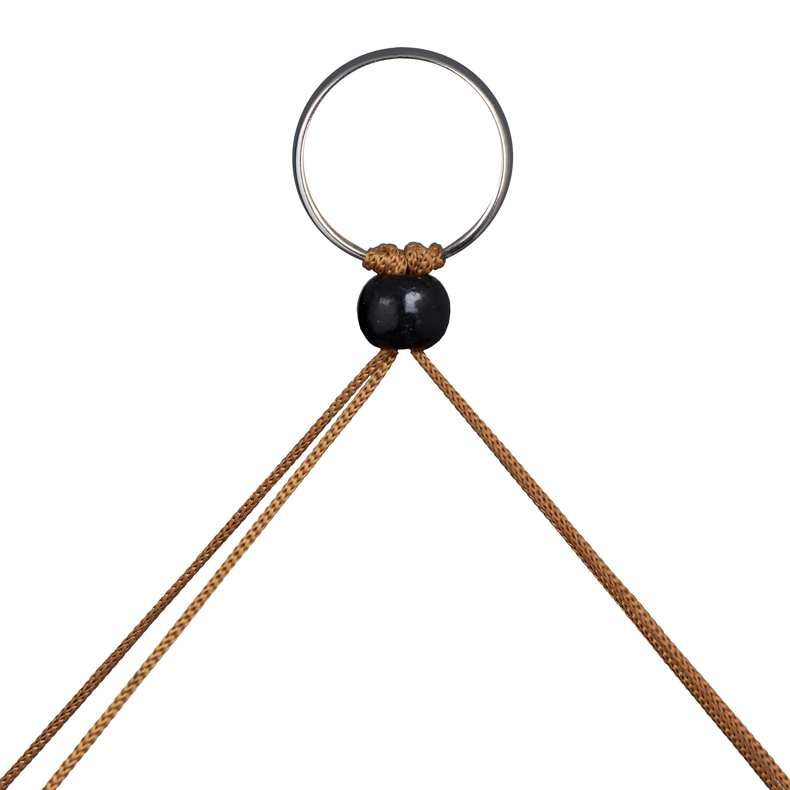 Relaxdays Campane a Vento, Canne in bambù, Campanelli Scacciapensieri per Balcone e Giardino, HxL: 58,5x18,5 cm, Marrone