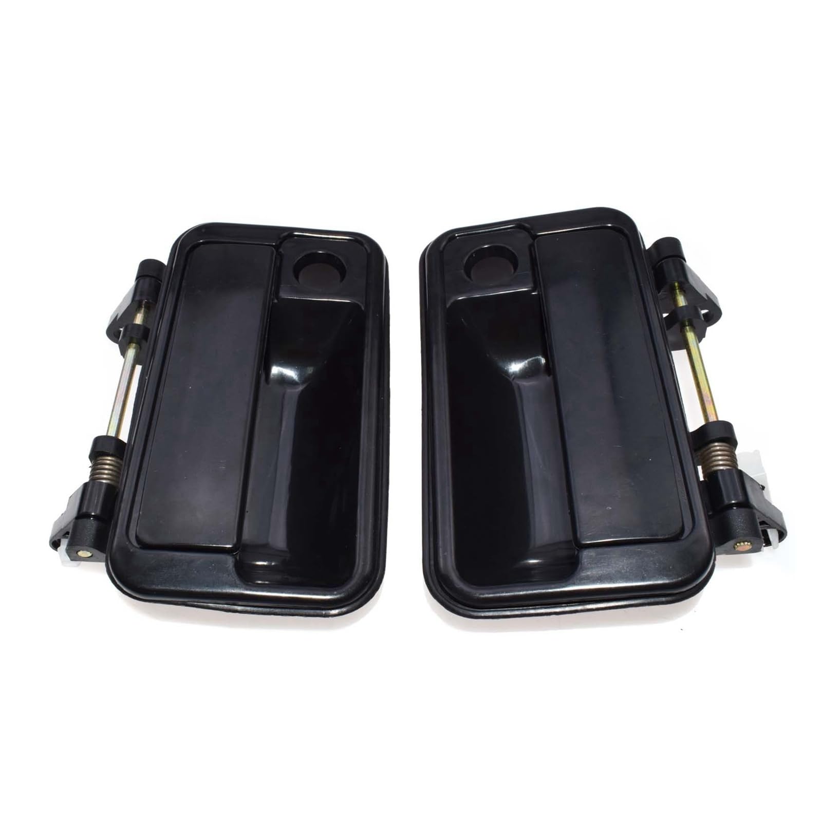 BYSKJZ Car Outer Door Handle Replacement for Suzuki for Swift 1989 1990 1991 1992 1993 1994 Car Outside Door Handle Black Front Left Righ 8282060B025PK 8281060B025PK(Front Left Right)