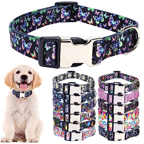 Collar de perro multicolor para paseos diarios con cachorros pequeños y medianos 2