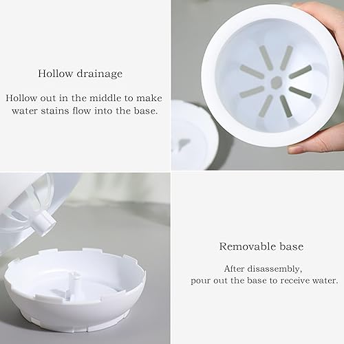 Miniatura 5 de Juego de escobilla de inodoro de pie para baño con soporte para cuerda para colgar, cepillo limpiador de inodoro, herramientas de limpieza,